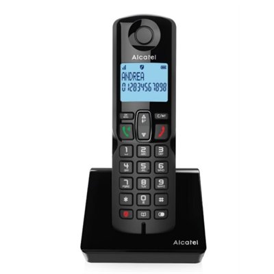 Alcatel S280 DUO BLK Teléfono DECT Identificador de llamadas