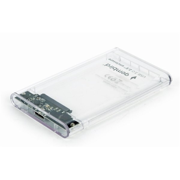 Gembird EE2-U3S9-6 caja para disco duro externo Caja de disco duro (HDD) Transparente 2.5"