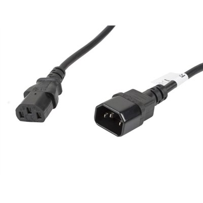 Lanberg CA-C13E-11CC-0050-BK cable de transmisión Negro 5 m C13