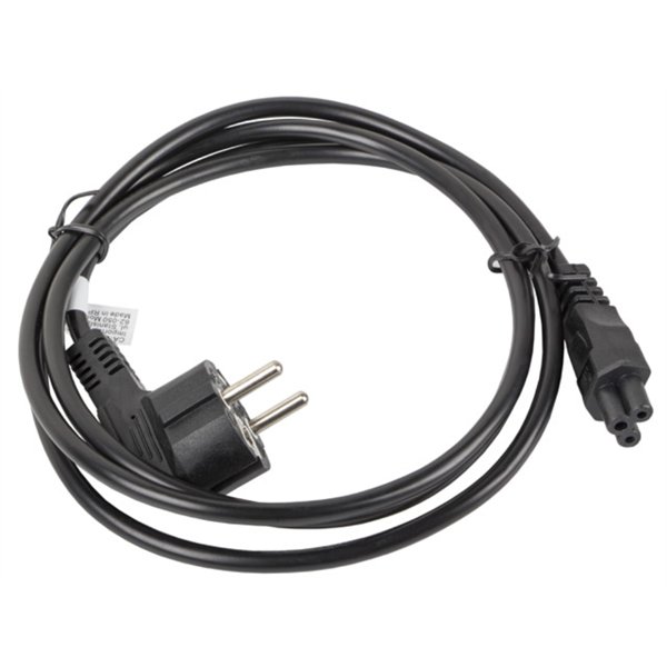 Lanberg CA-C5CA-11CC-0018-BK cable de transmisión Negro 1,8 m CEE7/7 C5 acoplador