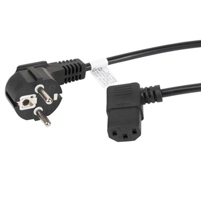 Lanberg CA-C13C-12CC-0018-BK cable de transmisión Negro 2 m C13