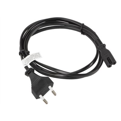 Lanberg CA-C7CA-10CC-0018-BK cable de transmisión Negro 1,8 m