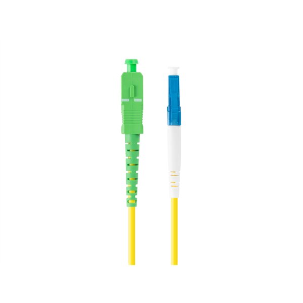 Lanberg FO-LUSA-SS11-0050-YE Cable de fibra óptica e InfiniBand 5 m LC SC Amarillo