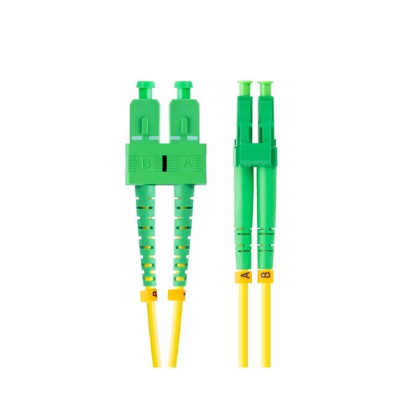 Lanberg FO-SALA-SD11-0020-YE Cable de fibra óptica e InfiniBand 2 m SC LC Amarillo