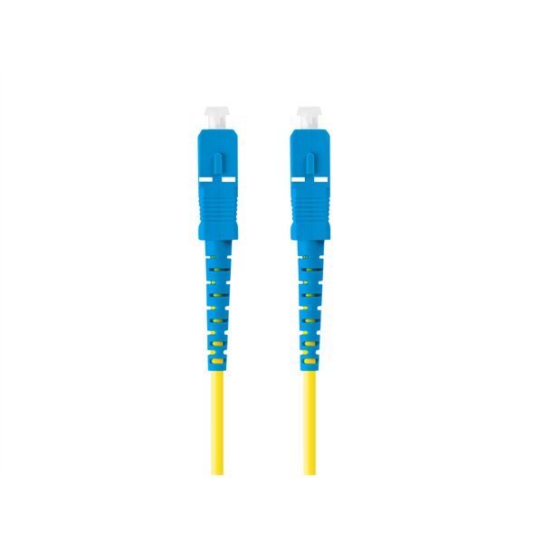 Lanberg FO-SUSU-SS11-0020-YE Cable de fibra óptica e InfiniBand 2 m SC Amarillo