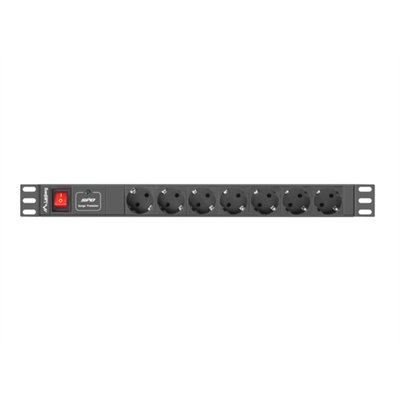 Lanberg PDU-07F-0200-IEC-BK unidad de distribución de energía