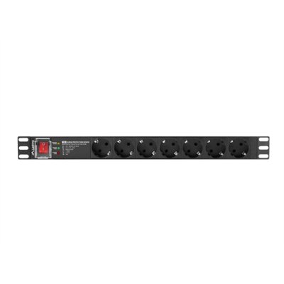 Lanberg PDU-PRO-07F-0200-BK unidad de distribución de energía