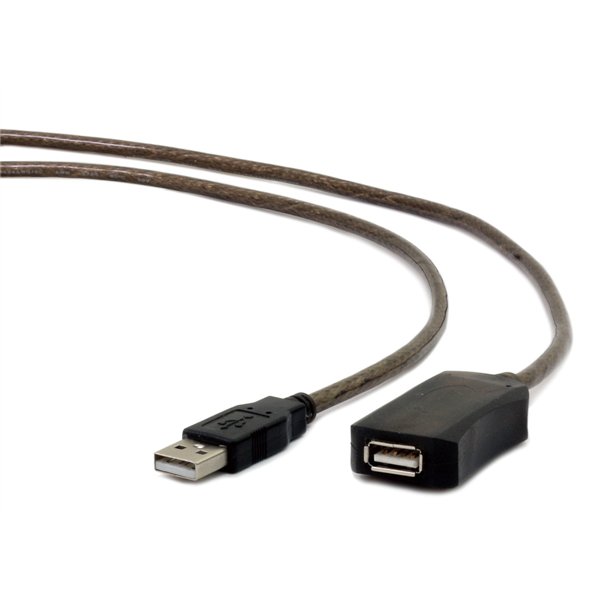 Gembird USB A/USB A M/F 10m cable USB USB 2.0 Negro