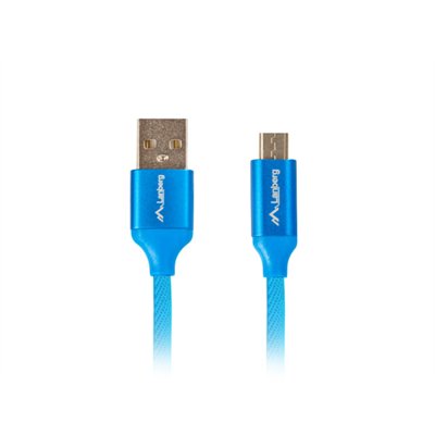 Lanberg CA-USBM-20CU-0018-BL cable USB USB 2.0 1,8 m Micro-USB