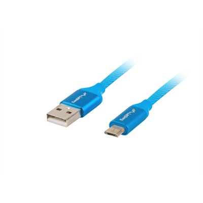 Lanberg CA-USBM-20CU-0010-BL cable USB USB 2.0 1 m Micro-USB A