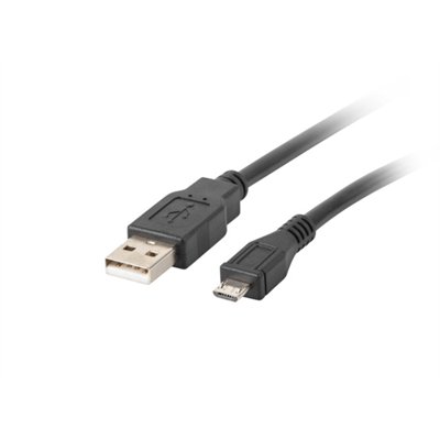 Lanberg CA-USBM-10CC-0018-BK cable USB USB 2.0 1,8 m Micro-USB