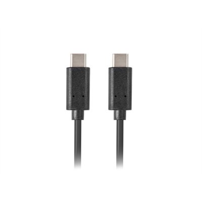 Lanberg CA-CMCM-10CU-0005-BK cable USB USB 2.0 0,5 m USB C Negro