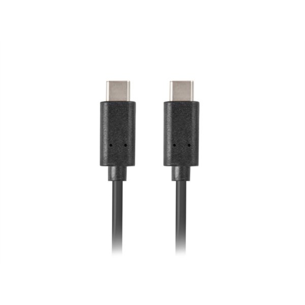 Lanberg CA-CMCM-10CU-0005-BK cable USB USB 2.0 0,5 m USB C Negro