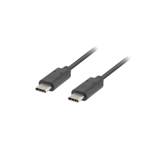 Lanberg CA-CMCM-10CU-0010-BK cable USB USB 2.0 1 m USB C Negro