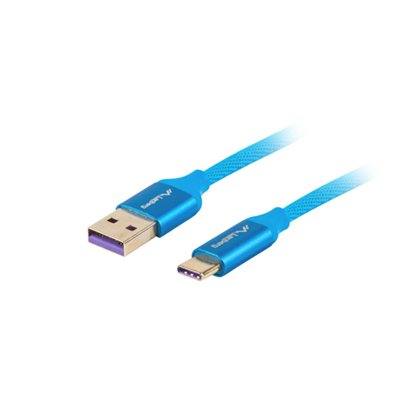 Lanberg CA-USBO-21CU-0010-BL cable USB USB 2.0 1 m USB A USB C