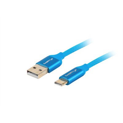 Lanberg CA-USBO-22CU-0010-BL cable USB USB 2.0 1 m USB C USB A