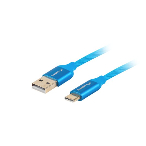 Lanberg CA-USBO-22CU-0010-BL cable USB USB 2.0 1 m USB C USB A Azul