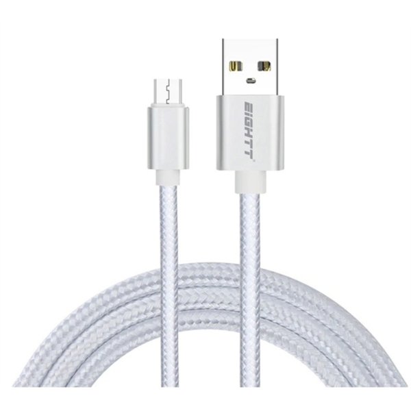 Eightt ECM-1S cable USB USB 2.0 1 m USB A Micro-USB B Plata