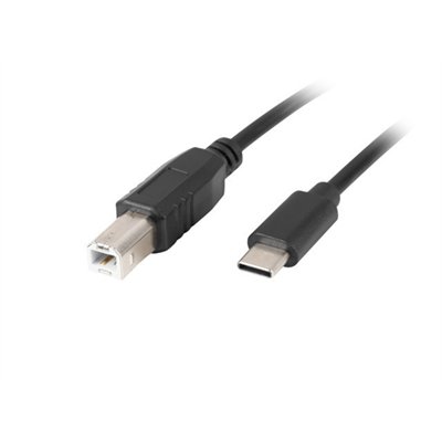 Lanberg CA-USBA-14CC-0018-BK cable USB USB 2.0 1,8 m USB B USB