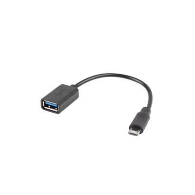 Lanberg AD-OTG-UM-01 cable USB USB 2.0 0,15 m Micro-USB A USB A