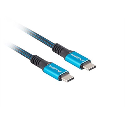 Lanberg CA-CMCM-45CU-0012-BK cable USB USB4 Gen 2x2 0,12 m USB