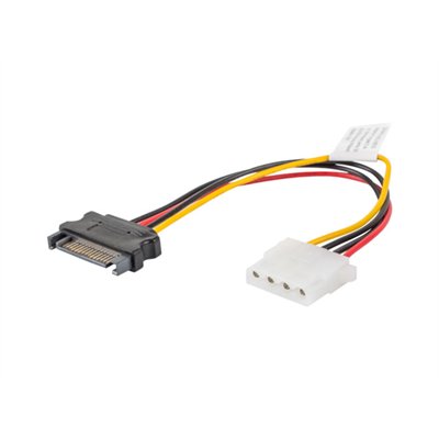 Lanberg CA-SAHD-10CU-0015 cable de SATA 0,15 m Molex (4-pin)