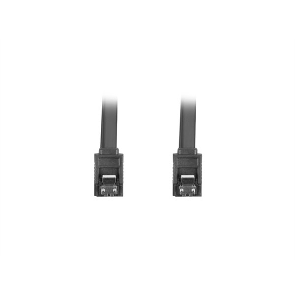 Lanberg CA-SASA-14CU-0050-BK cable de SATA 0,5 m SATA 7-pin Negro