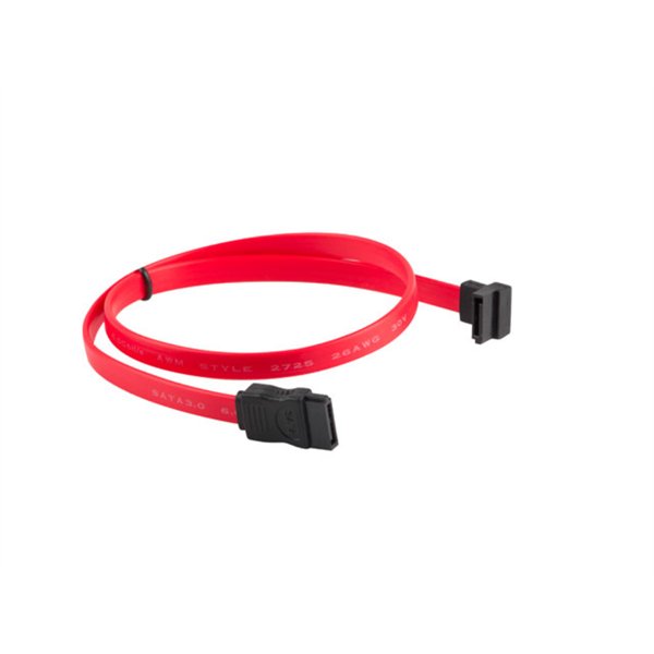 Lanberg CA-SASA-12CU-0050-R cable de SATA 0,5 m SATA 7-pin Rojo