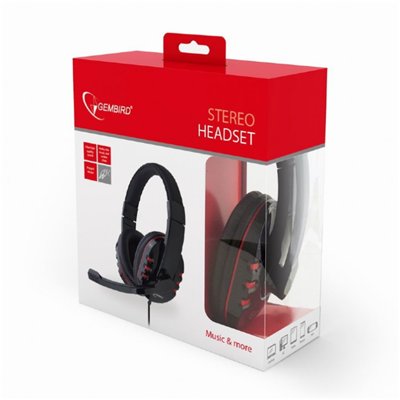 Gembird GHS-402 auricular y casco Auriculares Alámbrico Diadema