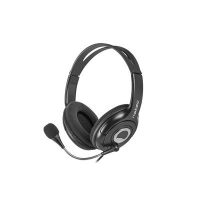 NATEC Bear 2 Auriculares Alámbrico Diadema Negro