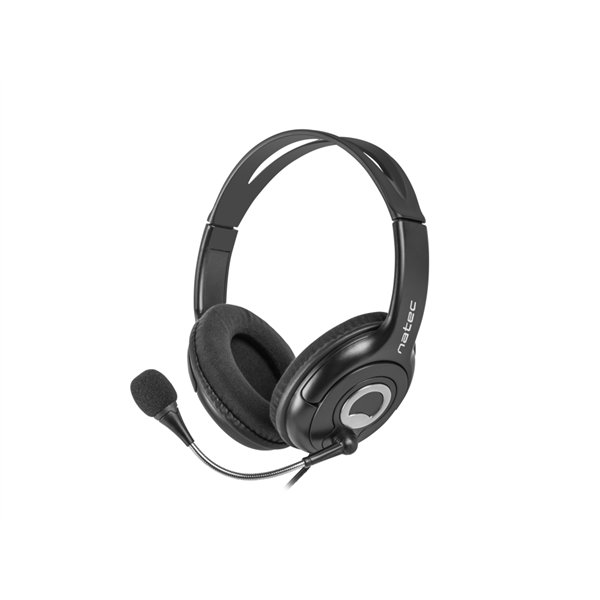 NATEC Bear 2 Auriculares Alámbrico Diadema Negro