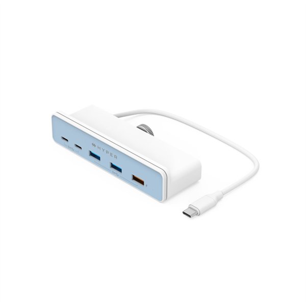 HYPER HD34A6 hub de interfaz USB 3.2 Gen 1 (3.1 Gen 1) Type-A 5 Mbit/s Blanco