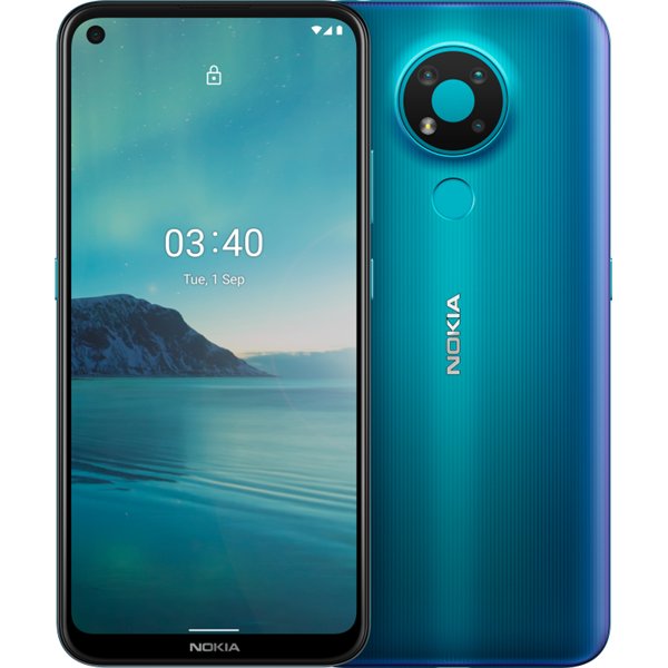 Nokia 3.4 16,2 cm (6.39") Android 10 4G USB Tipo C 4 GB 64 GB 4000 mAh Azul