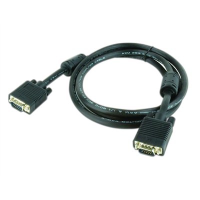 Gembird 1.8m HD15 M/M cable VGA 1,8 m VGA (D-Sub) Negro