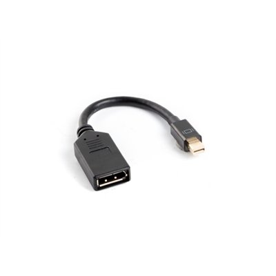 Lanberg AD-0003-BK cable DisplayPort 0,12 m Mini DisplayPort