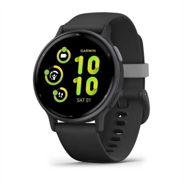 Garmin Vivoactive 5 3,05 cm (1.2") AMOLED Digital 390 x 390 Pixeles Pantalla táctil Negro Wifi GPS (satélite)