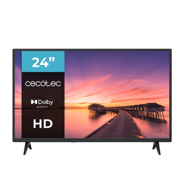 Cecotec 02610 Televisor 61 cm (24") HD Negro