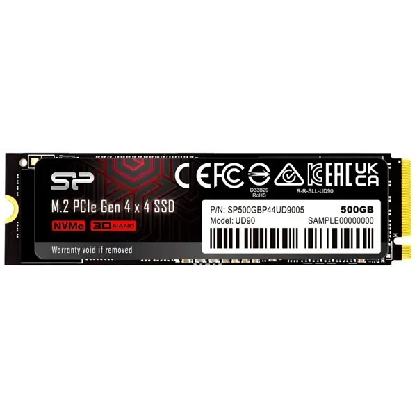 Silicon Power UD90 NVMe SSD 500GB PCIe 4.0 5000MB/sM.2 2280