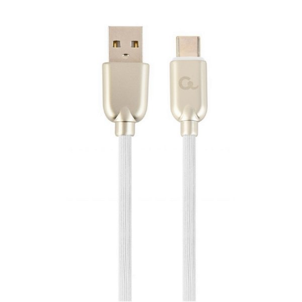 Cablexpert CC-USB2R-AMCM-2M-W cable USB USB 2.0 USB A USB C Blanco