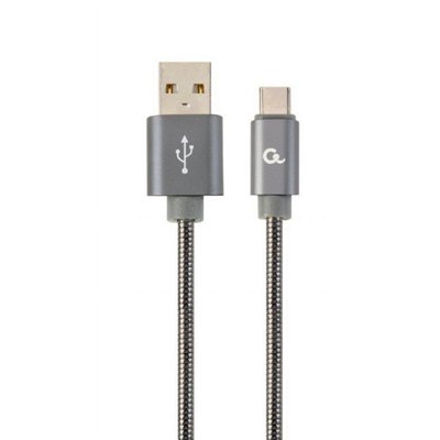 Cablexpert CC-USB2S-AMCM-2M-BG cable USB USB 2.0 USB A USB C