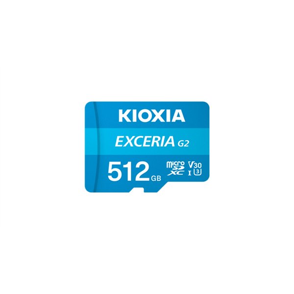 Kioxia LMEX2L512GG2 memoria flash 512 GB MicroSDHC UHS-III Clase 10