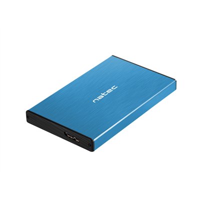 NATEC Rhino GO Carcasa de disco duro/SSD Azul 2.5"