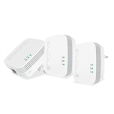 Strong Powerline 600 Triple Pack Mini 600 Mbit/s Ethernet