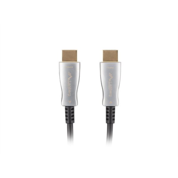 Lanberg CA-HDMI-20FB-0800-BK cable HDMI 80 m HDMI tipo A (Estándar) Negro, Plata