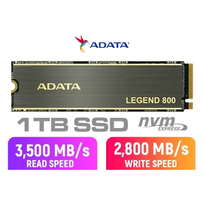 ADATA LEGEND 800 SSD 1TB NVMe a 3500MB/s PCIe 4.0 M.2 2280