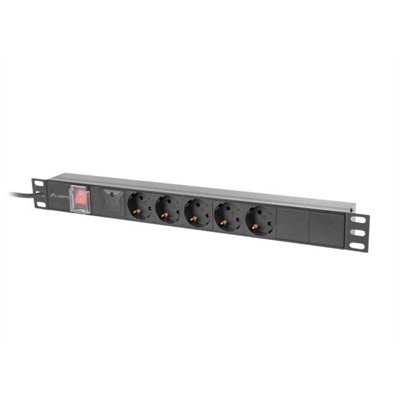 Lanberg PDU-05F-0200-BK unidad de distribución de energía (PDU)