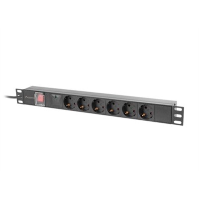 Lanberg PDU-06F-0200-BK unidad de distribución de energía (PDU)