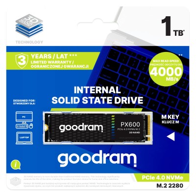 Goodram PX600 500GB SSD PCIe 4.0 NVMe a 4700MB/s