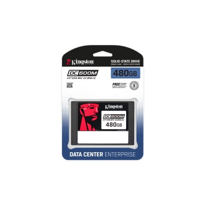 Kingston Data Center DC600M SSD 480GB a 560MB/s 2.5" SATA 6GB/s