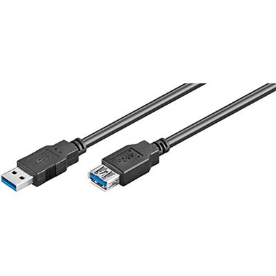 Ewent EC1007 cable USB USB 3.2 Gen 1 (3.1 Gen 1) 1 m USB A Negro